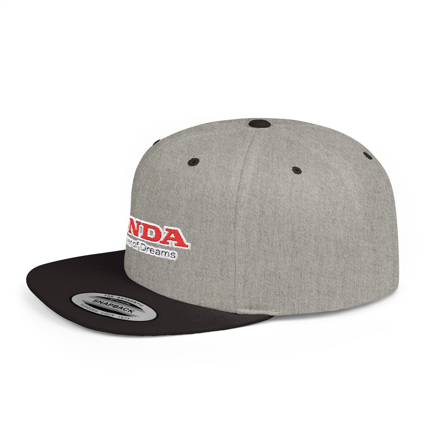 Honda Power of Dreams Flat Bill Snapback – Lightweight, Custom Fit, Premium Quality