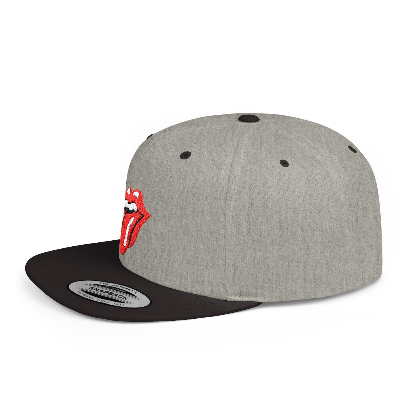 Rolling Stones Flat Bill Snapback – Lightweight, Custom Fit, Premium Quality