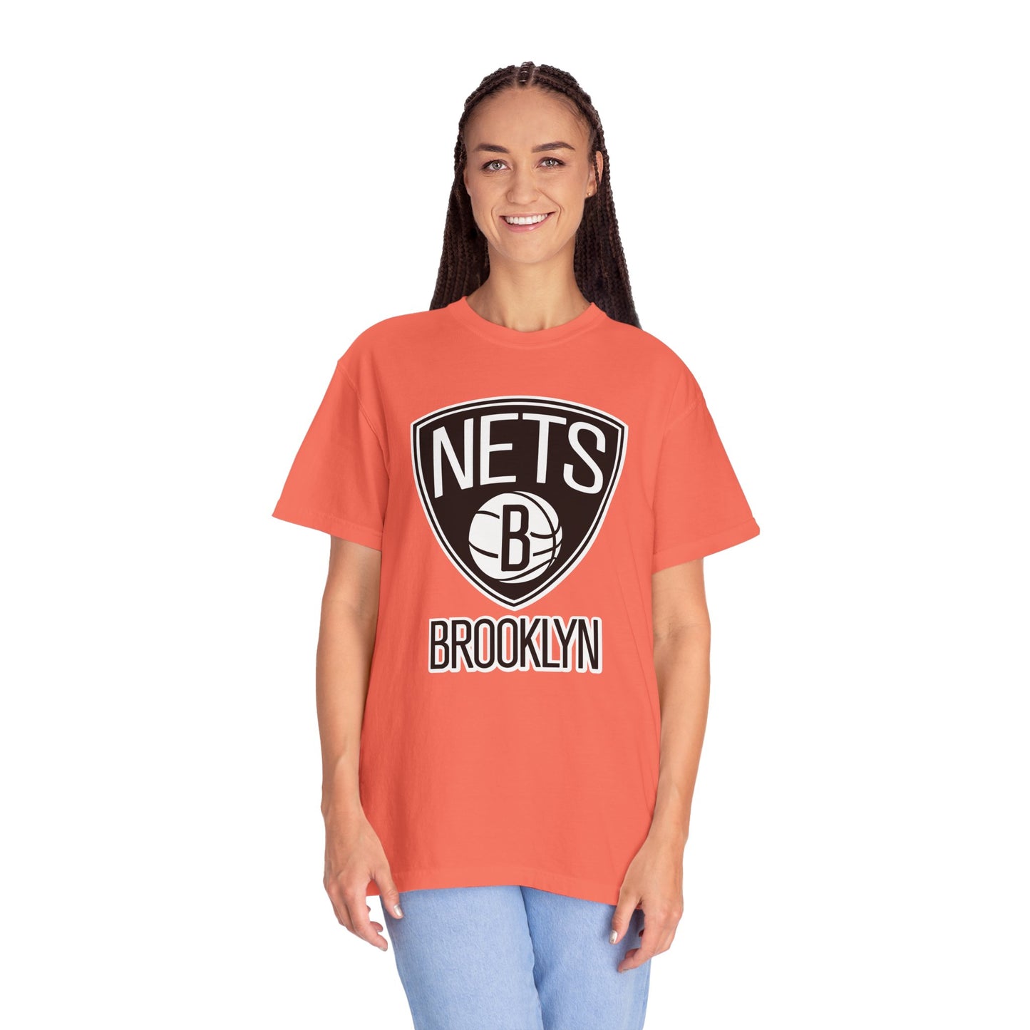 Brooklyn Nets Built Different Garment-Dyed T-Shirt – Premium Cotton Tee for Customization