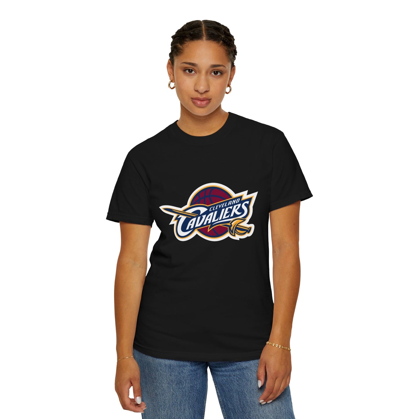 Cleveland Cavaliers Hoop Lifestyle Garment-Dyed T-Shirt – Premium Cotton Tee for Customization