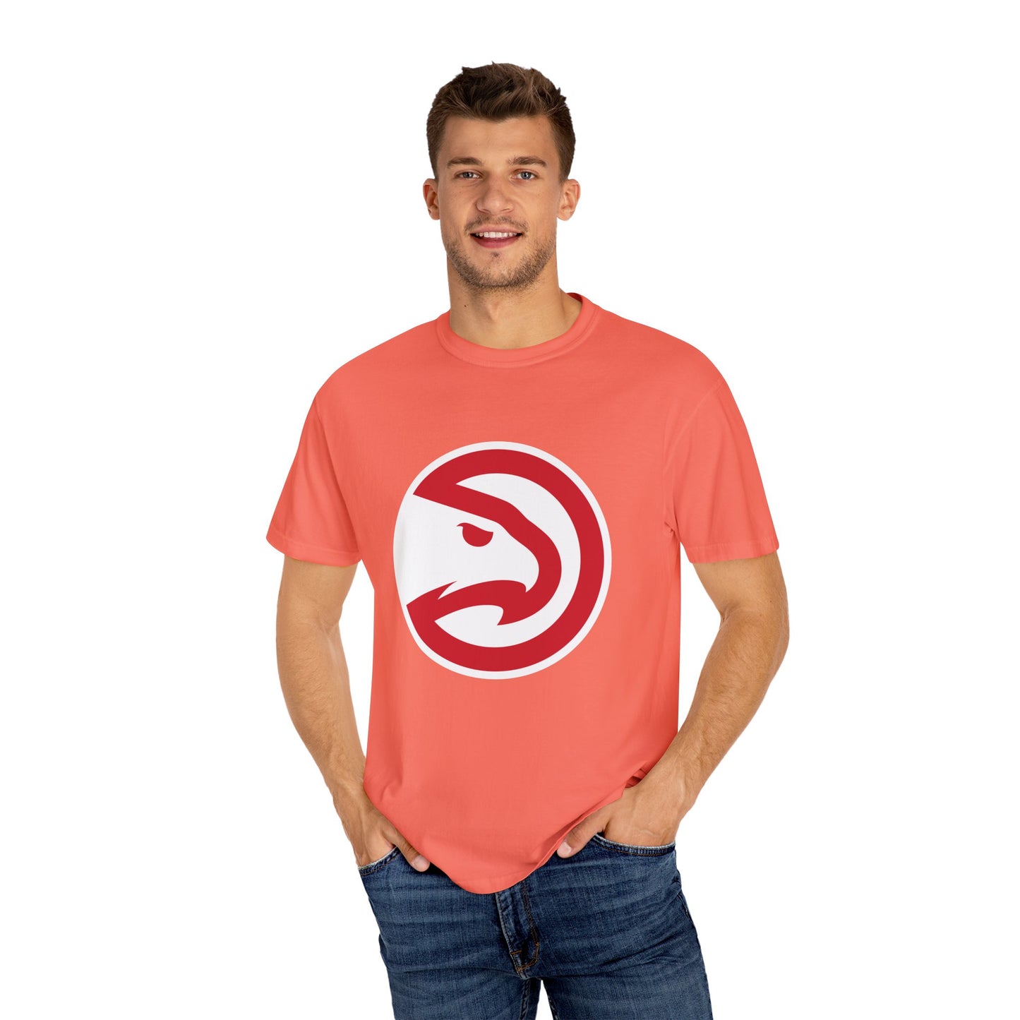 Atlanta Hawks Built Different Garment-Dyed T-Shirt – Premium Cotton Tee for Customization