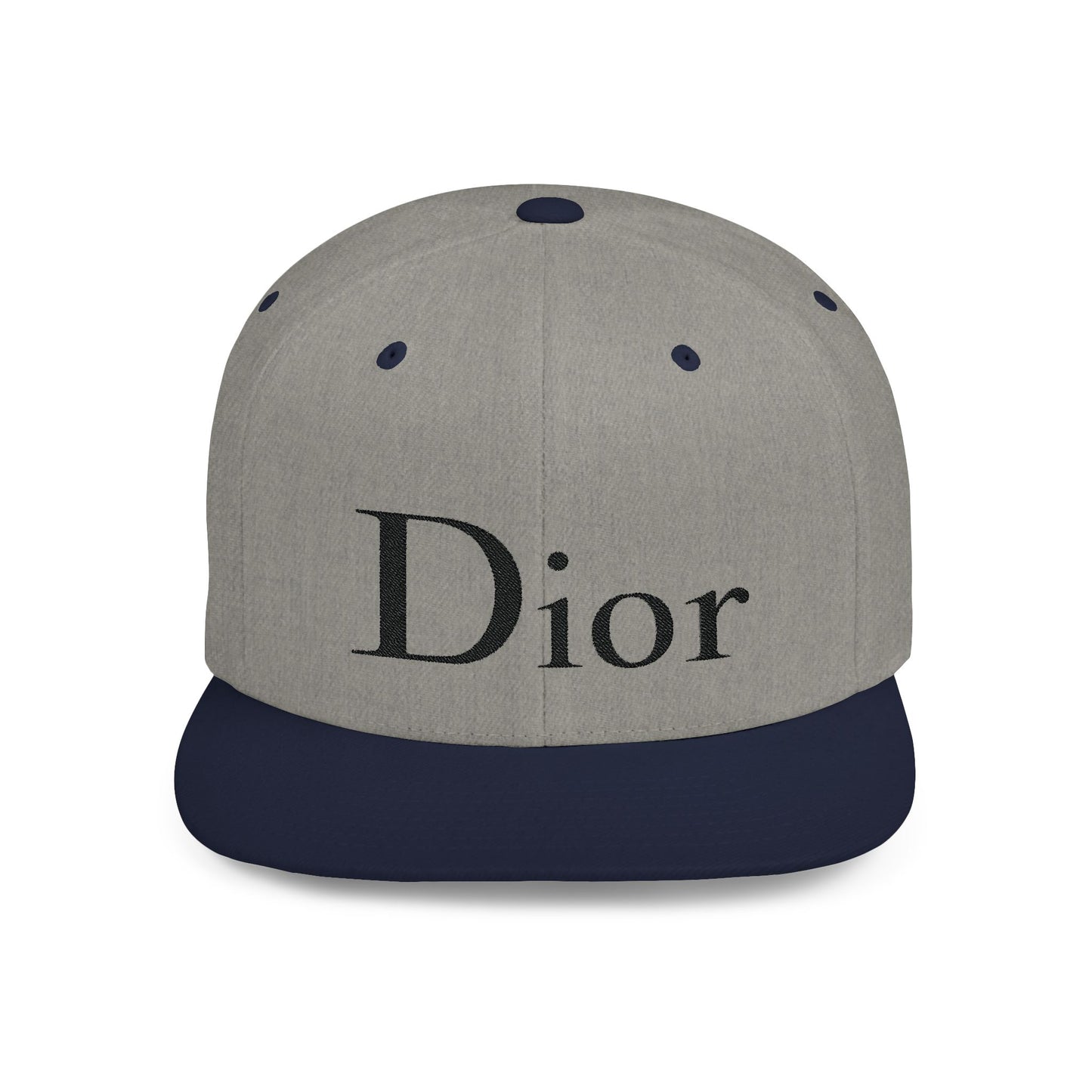 Dior Flat Bill Snapback – Lightweight, Custom Fit, Premium Quality