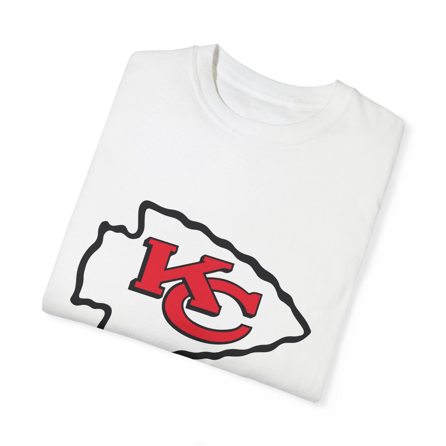 Kansas City Chiefs Collectibles Garment-Dyed T-Shirt – Premium Cotton Tee for Customization