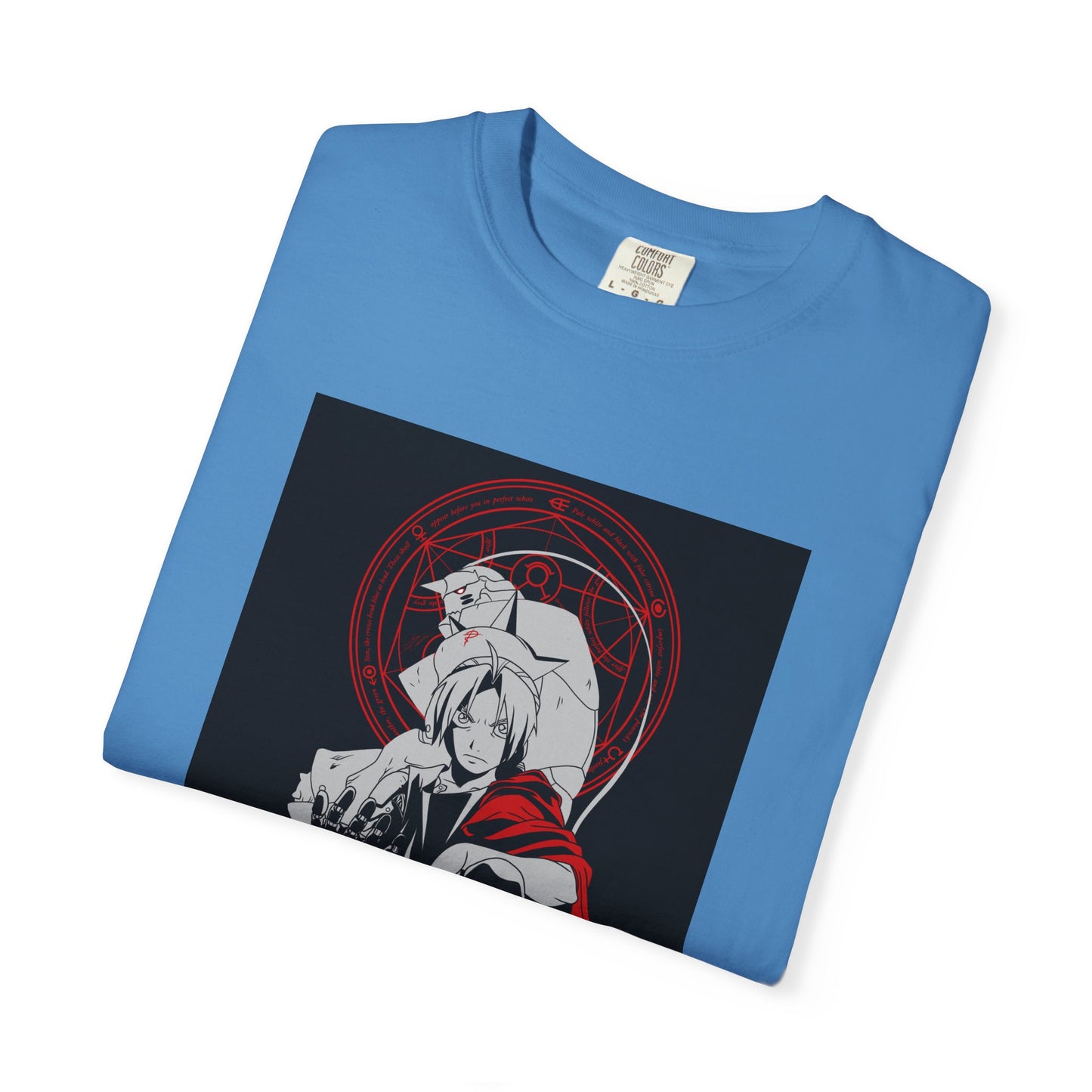 Fullmetal Alchemist Black Background Garment-Dyed T-Shirt – Premium Cotton Tee