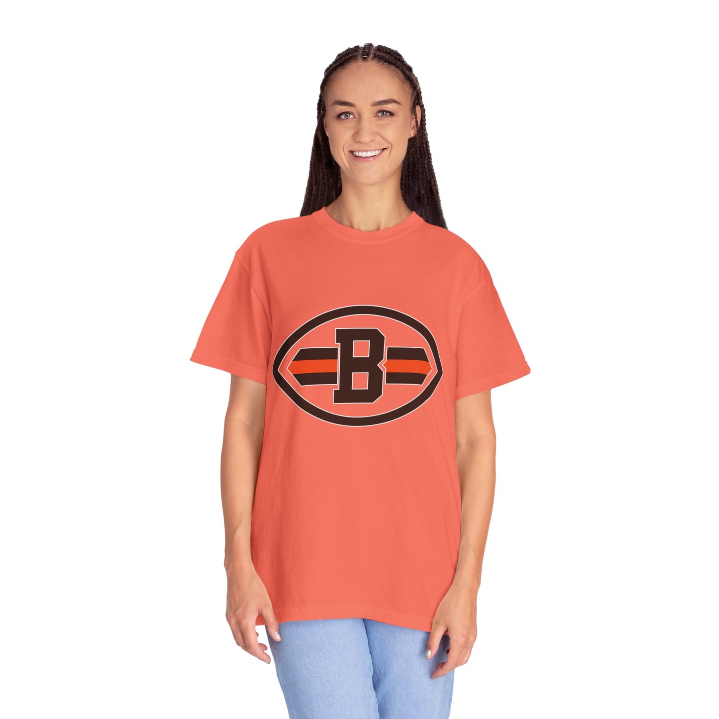 Cleveland Browns Game Day Gear Garment-Dyed T-Shirt – Premium Cotton Tee for Customization