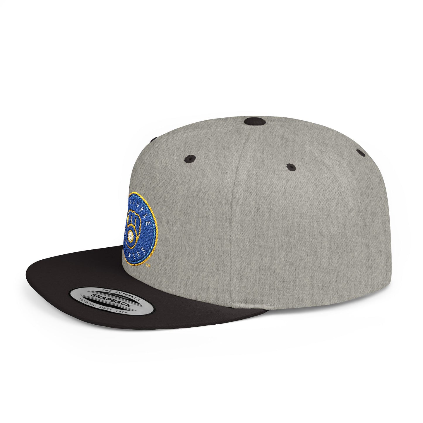 Milwaukee Brewers Brew Crew Pride Flat Bill Snapback – Lightweight, Custom Fit, Premium Quality