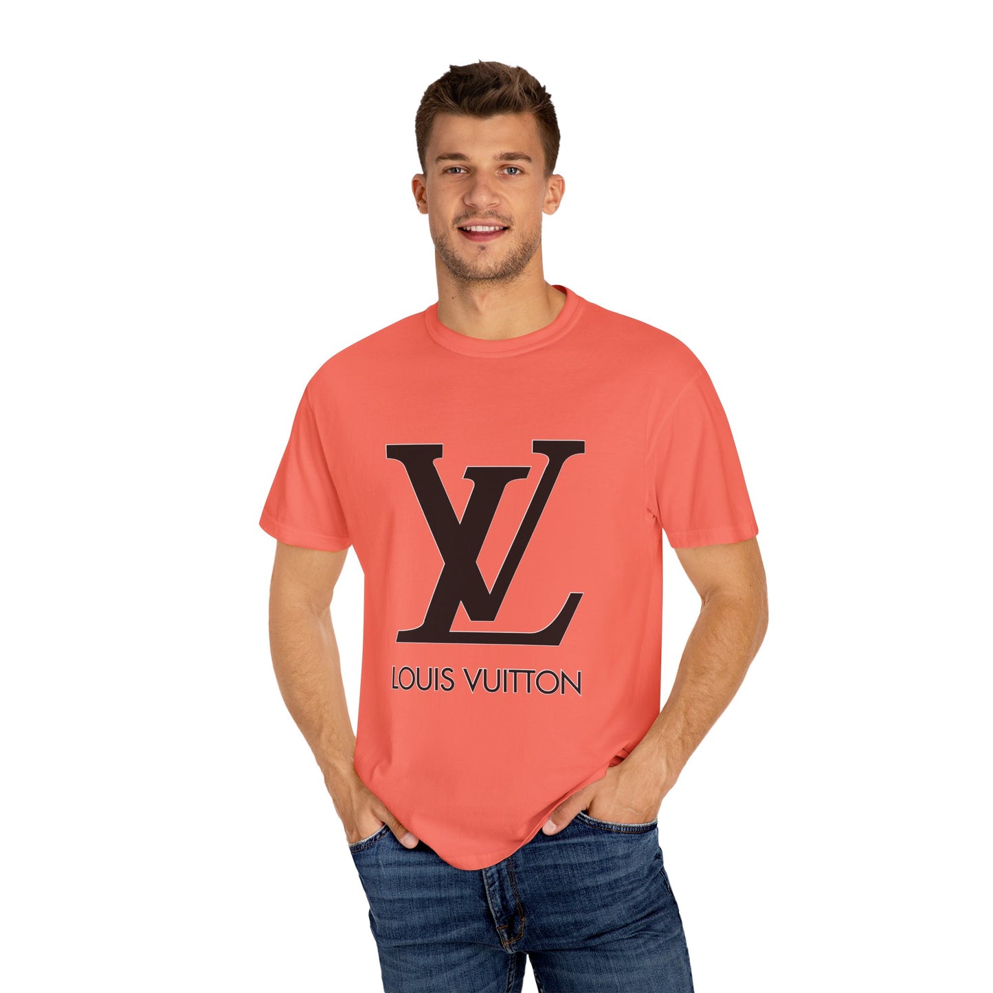 Louis Vuitton Garment-Dyed T-Shirt – Premium Cotton Tee for Customization