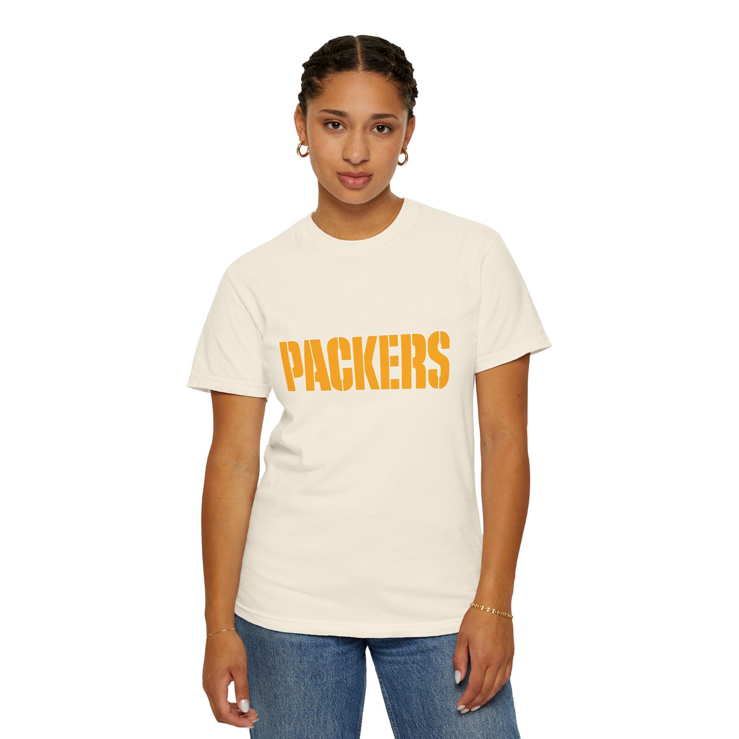 Green Bay Packers Gear Garment-Dyed T-Shirt – Premium Cotton Tee for Customization