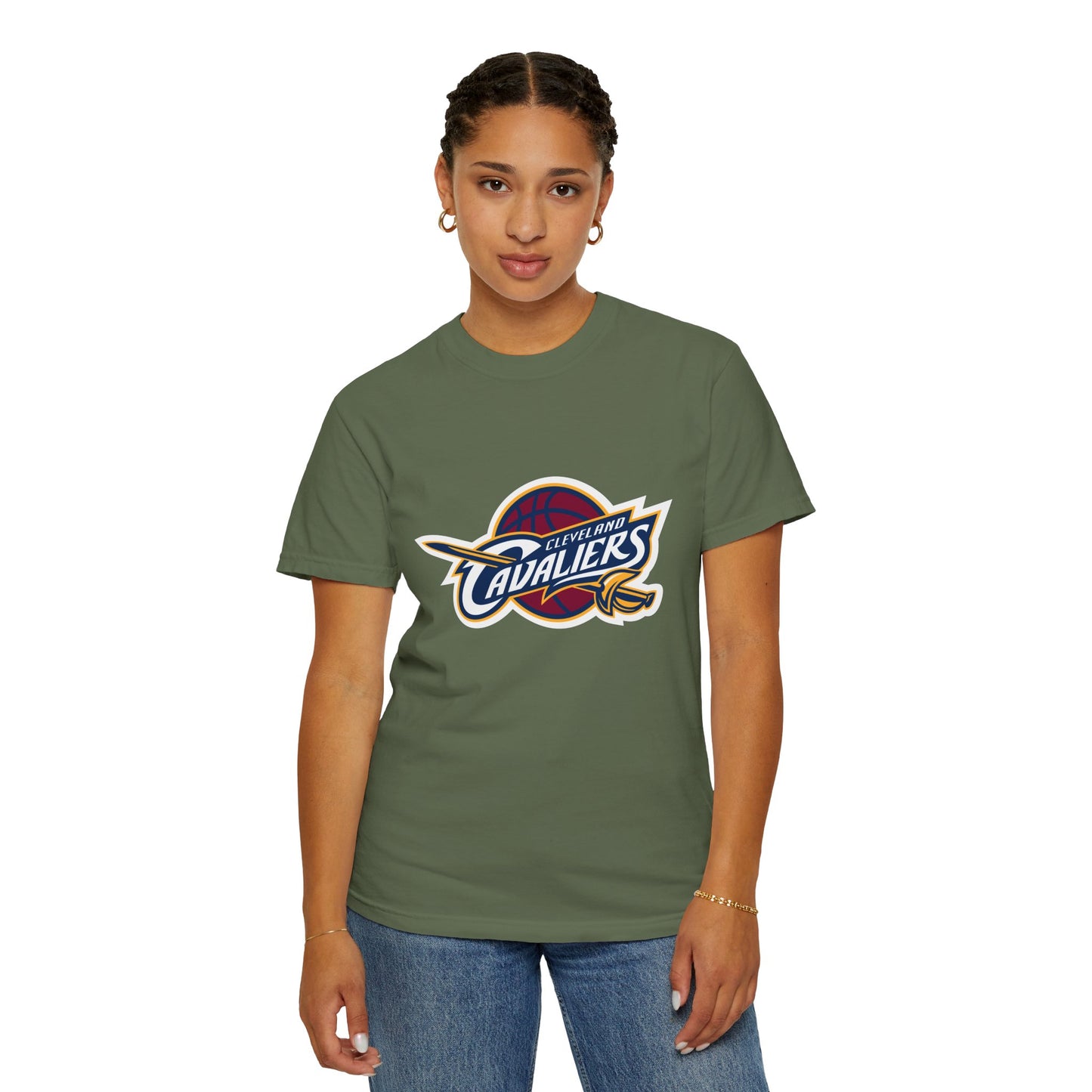 Cleveland Cavaliers Hoop Lifestyle Garment-Dyed T-Shirt – Premium Cotton Tee for Customization