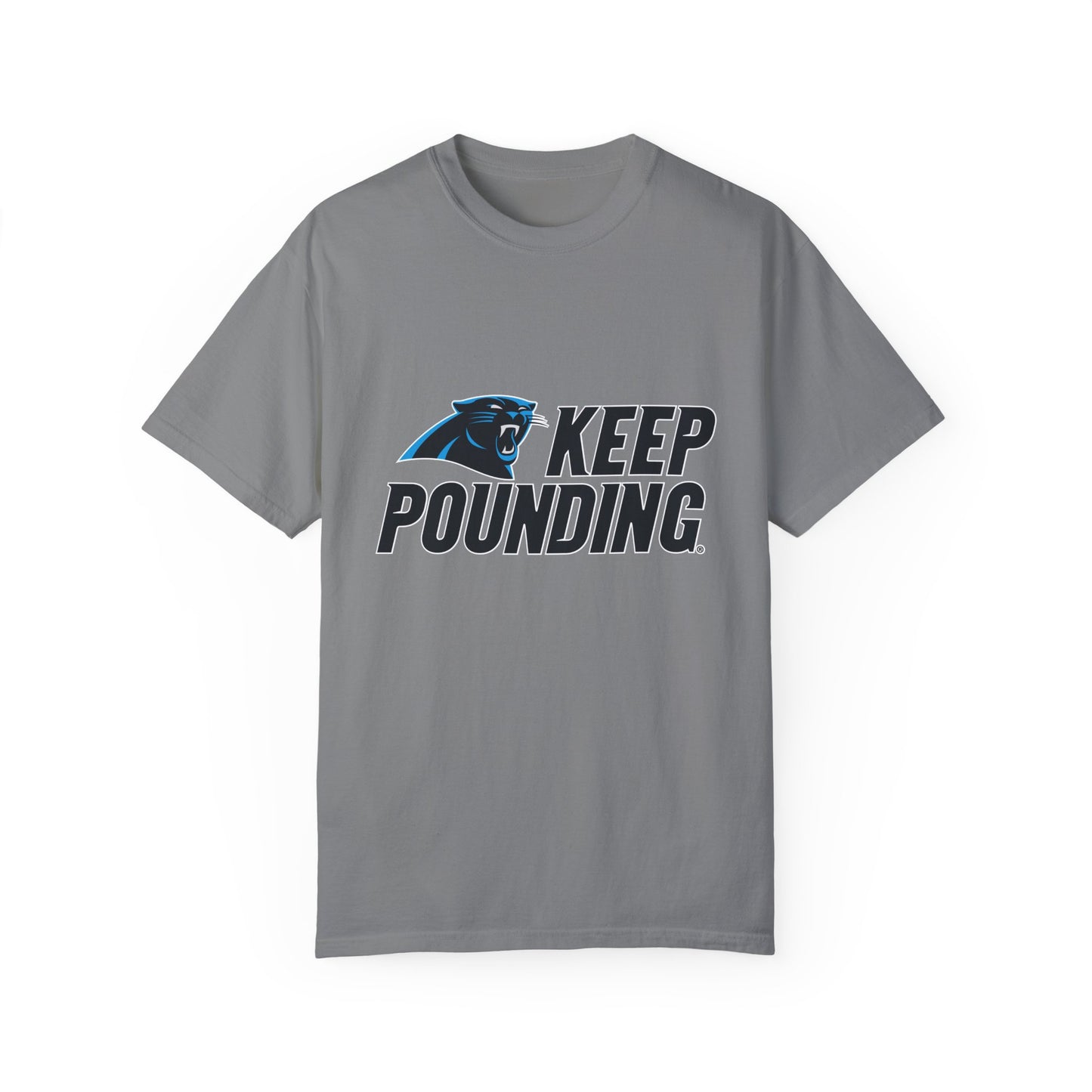 Carolina Panthers Keep Pounding Garment-Dyed T-Shirt – Premium Cotton Tee for Customization