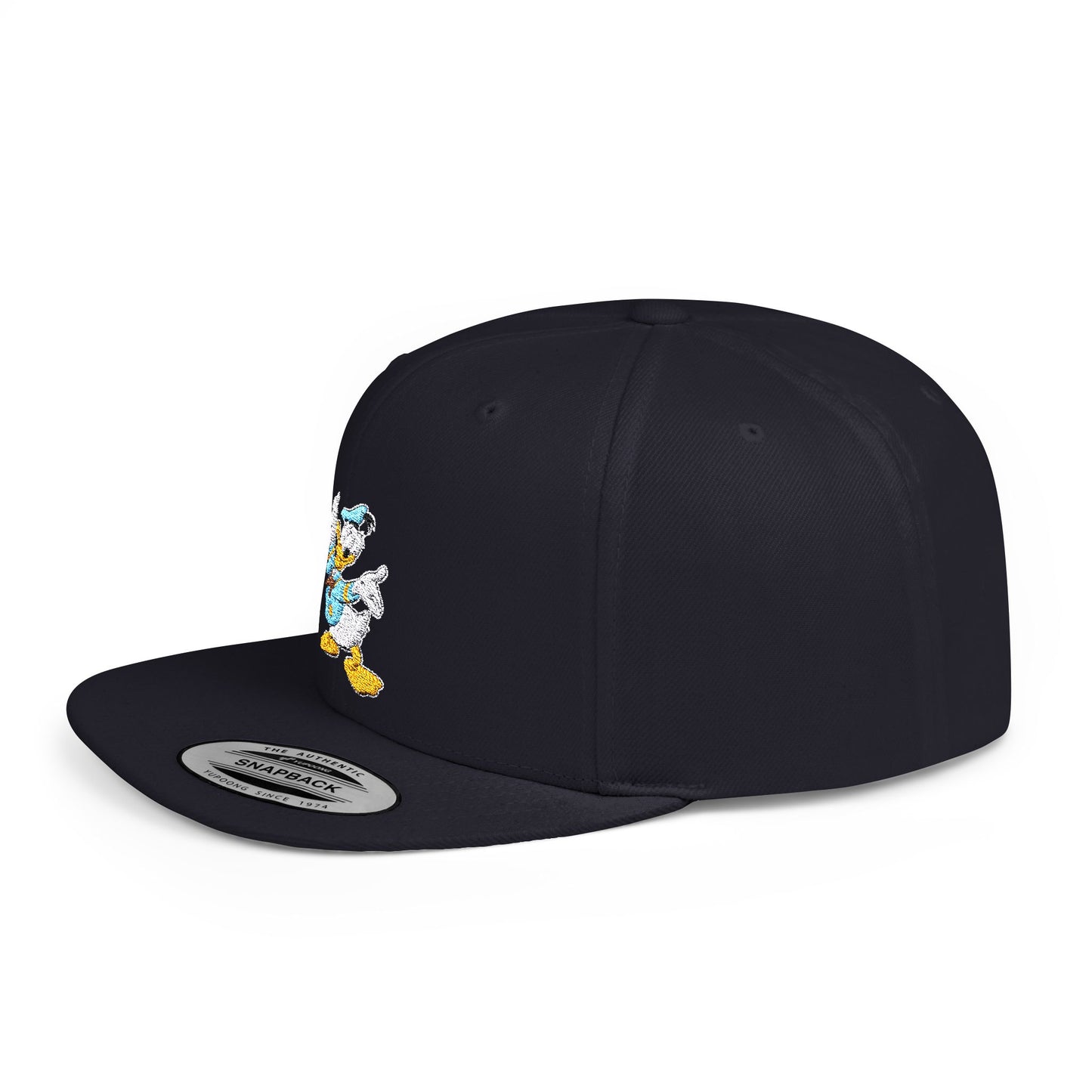 Pato Donald Flat Bill Snapback – Lightweight, Custom Fit, Premium Quality