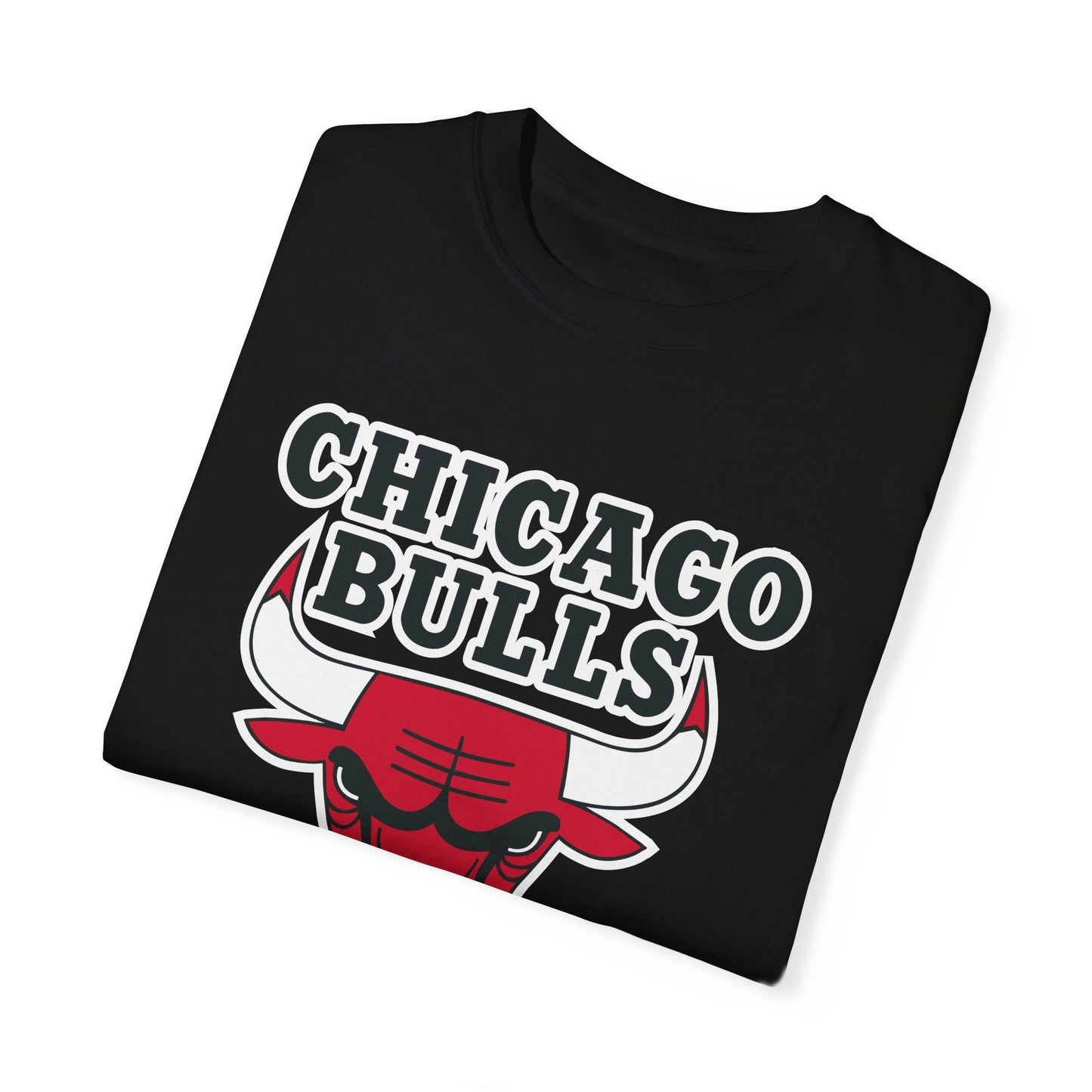 Chicago Bulls NBA Garment-Dyed T-Shirt – Premium Cotton Tee for Customization