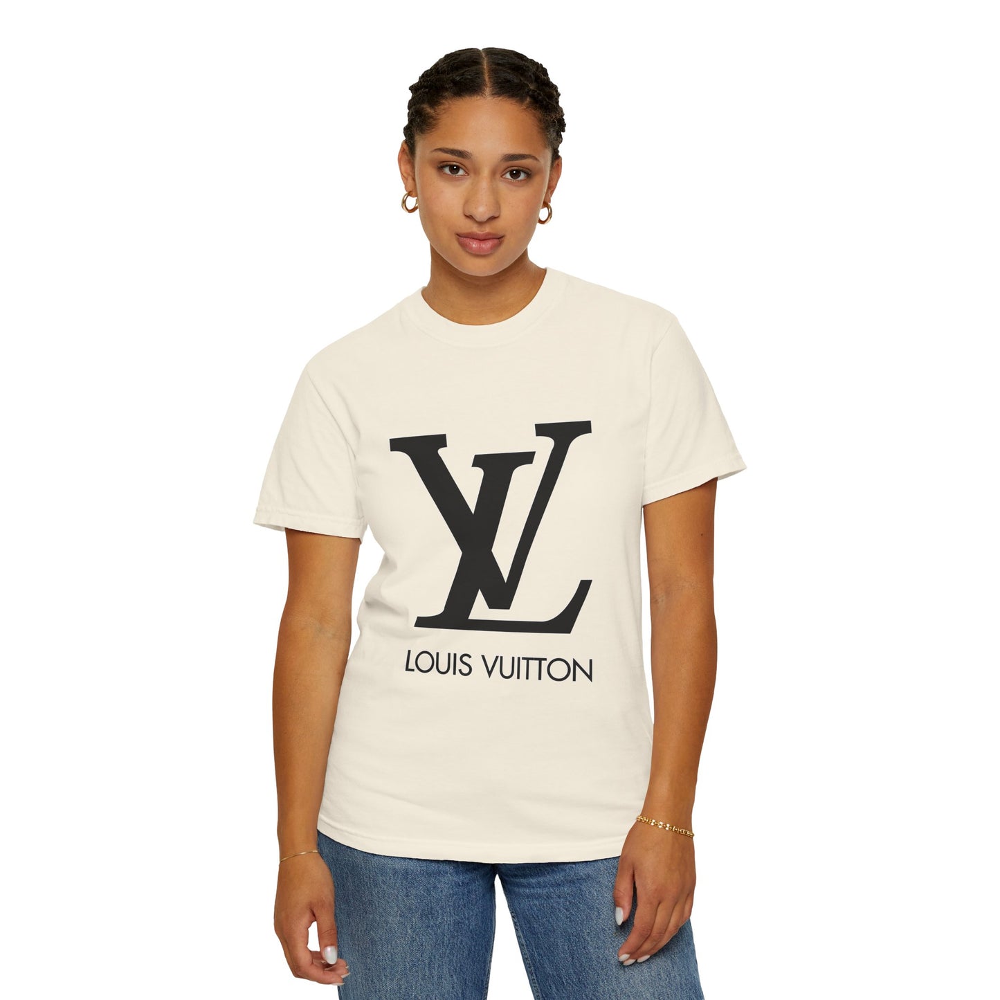 Louis Vuitton Garment-Dyed T-Shirt – Premium Cotton Tee for Customization