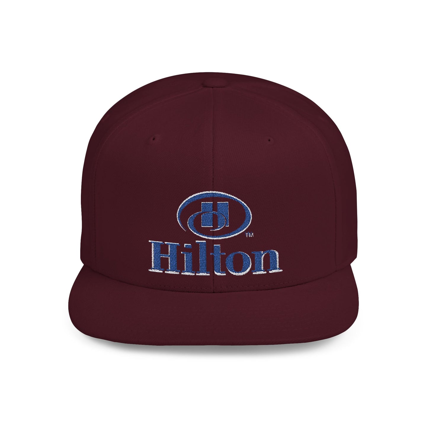 Hilton Flat Bill Snapback – Lightweight, Custom Fit, Premium Quality