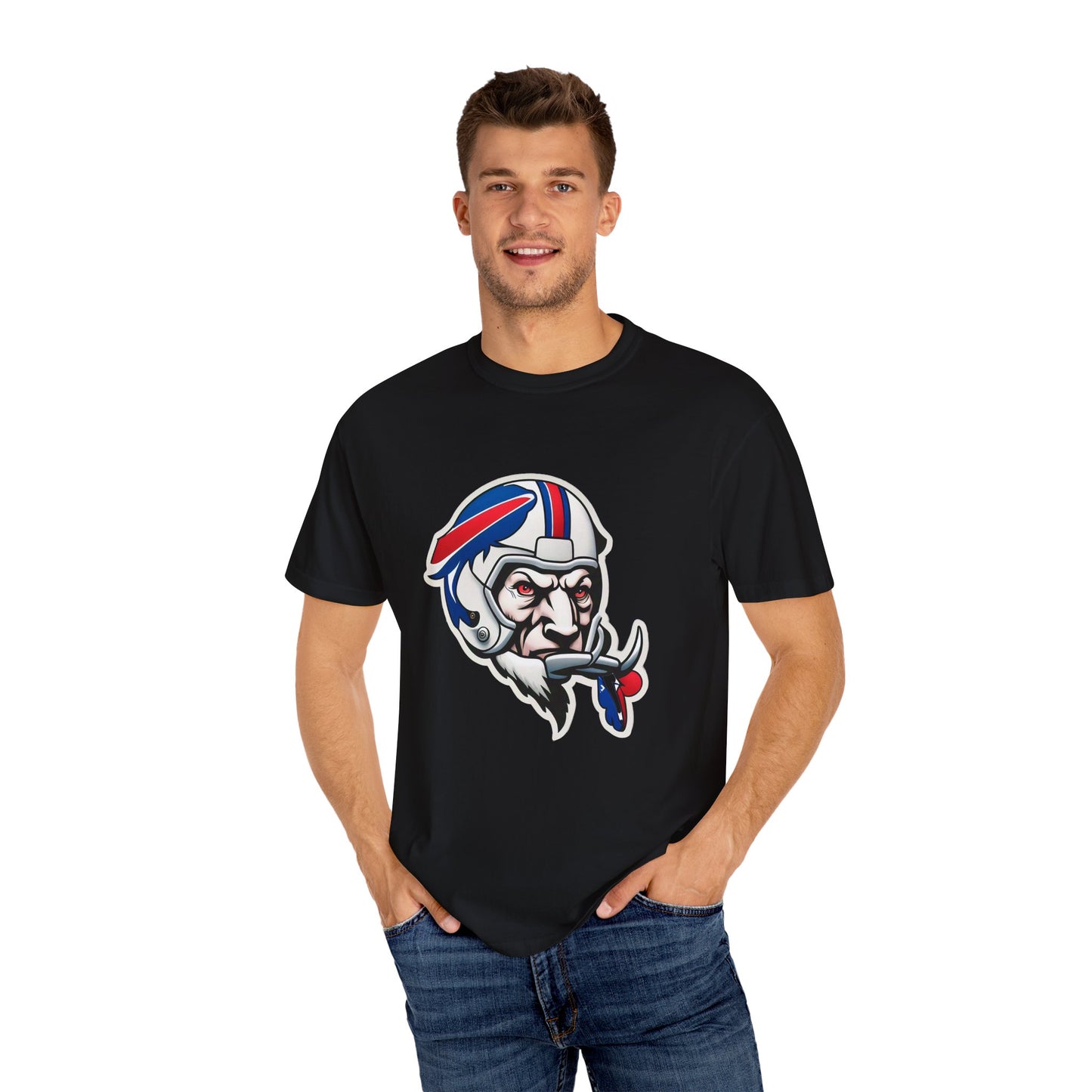 Buffalo Bills Football Season Garment-Dyed T-Shirt – Premium Cotton Tee for Customization