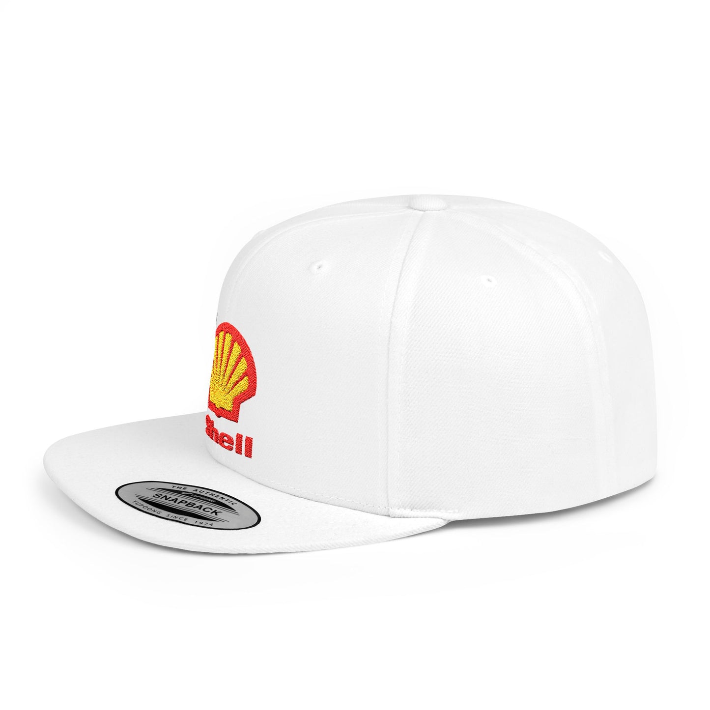 Shell Flat Bill Snapback – Lightweight, Custom Fit, Premium Quality