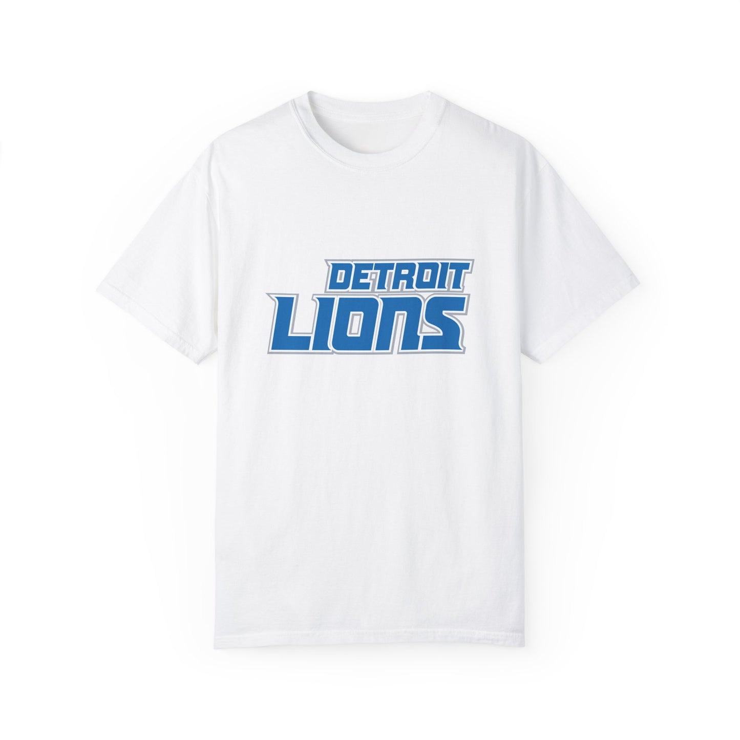 Detroit Lions Merchandise Garment-Dyed T-Shirt – Premium Cotton Tee for Customization