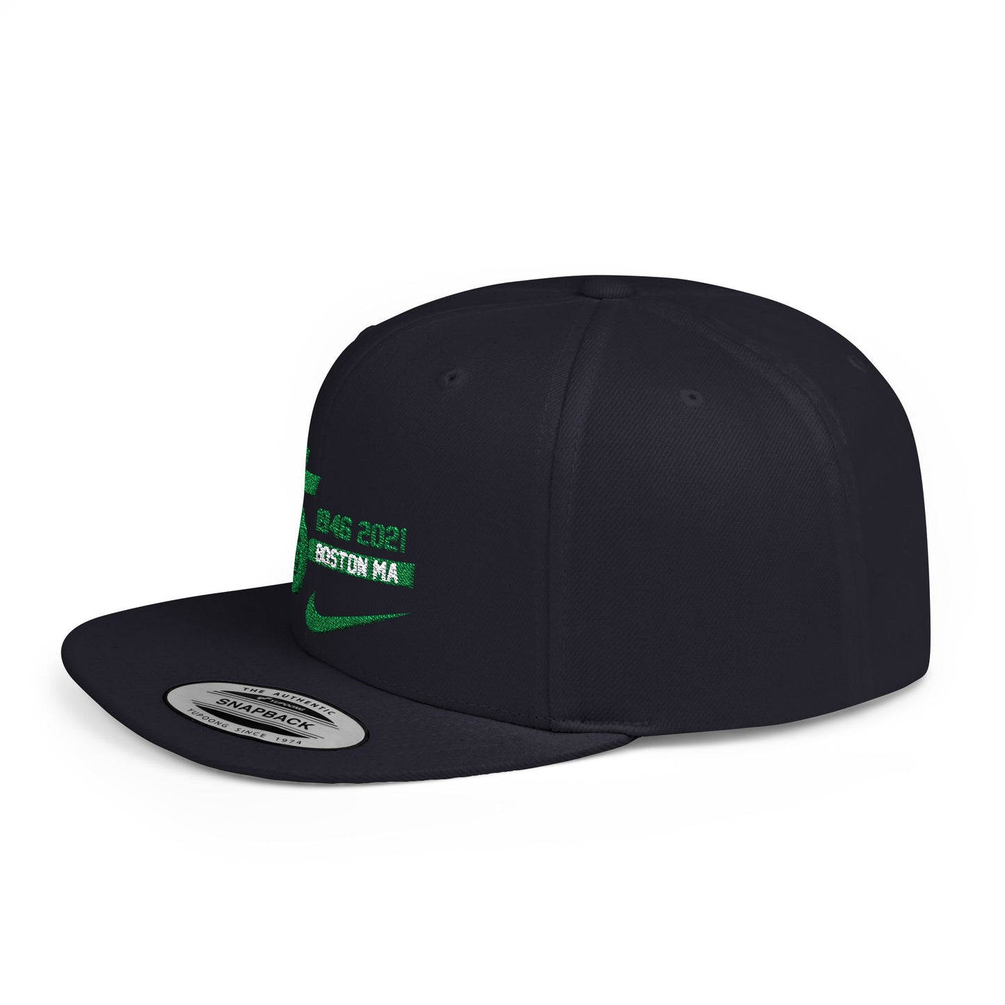 Boston Celtics 75 Years Anniversary Flat Bill Snapback – Lightweight, Custom Fit, Premium Quality