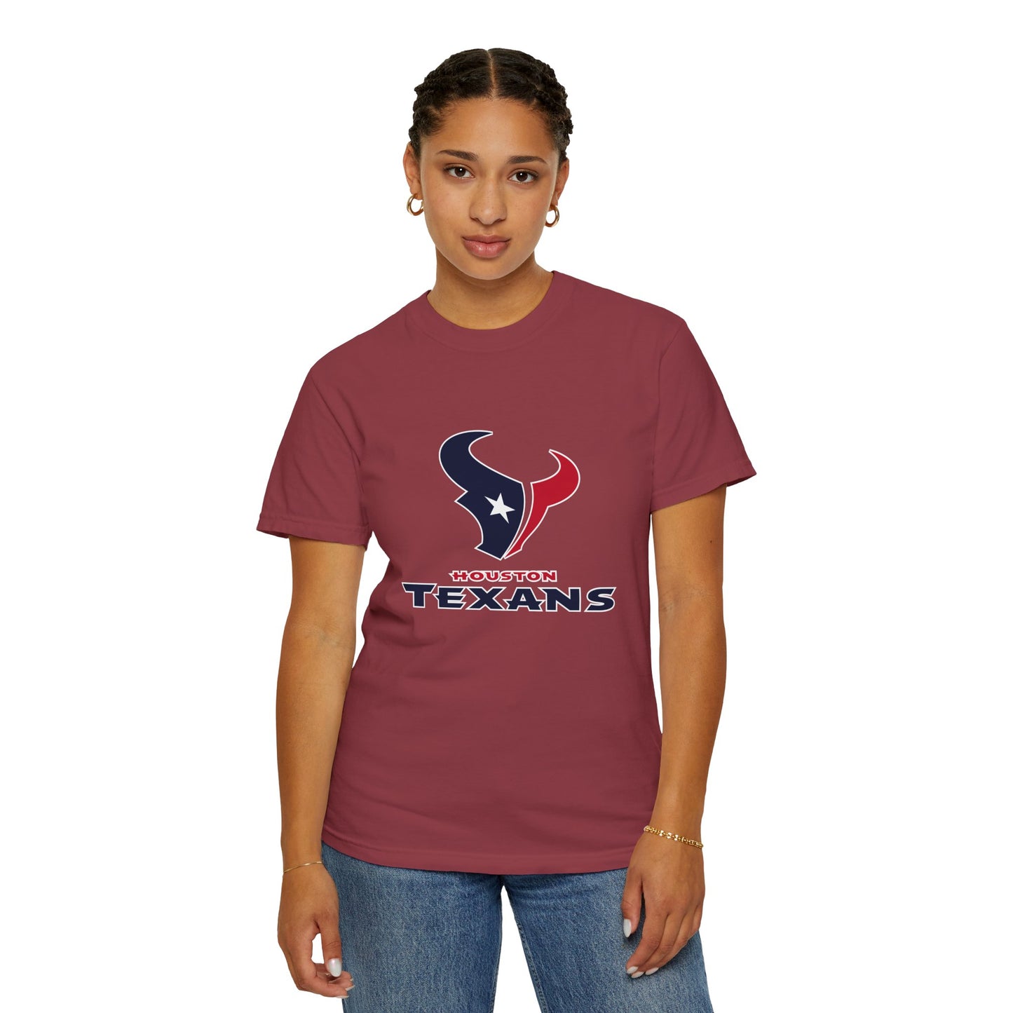 Houston Texans Fan Gifts Garment-Dyed T-Shirt – Premium Cotton Tee for Customization