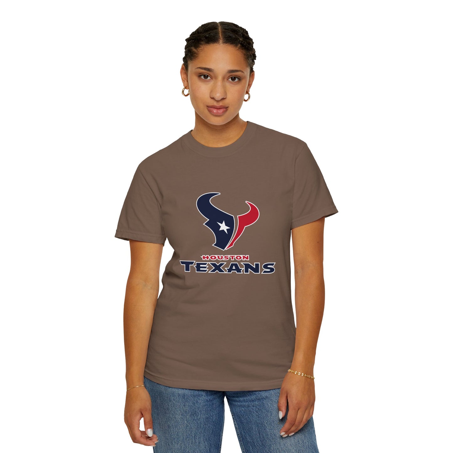 Houston Texans Fan Gifts Garment-Dyed T-Shirt – Premium Cotton Tee for Customization