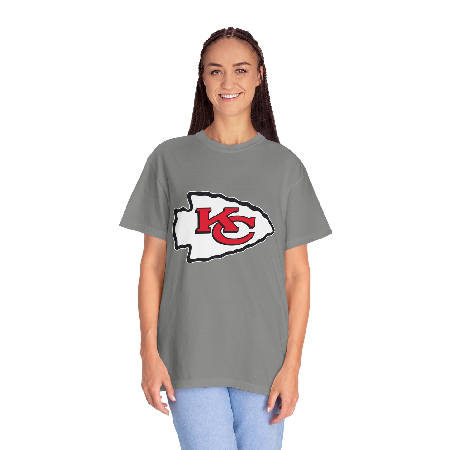 Kansas City Chiefs Collectibles Garment-Dyed T-Shirt – Premium Cotton Tee for Customization