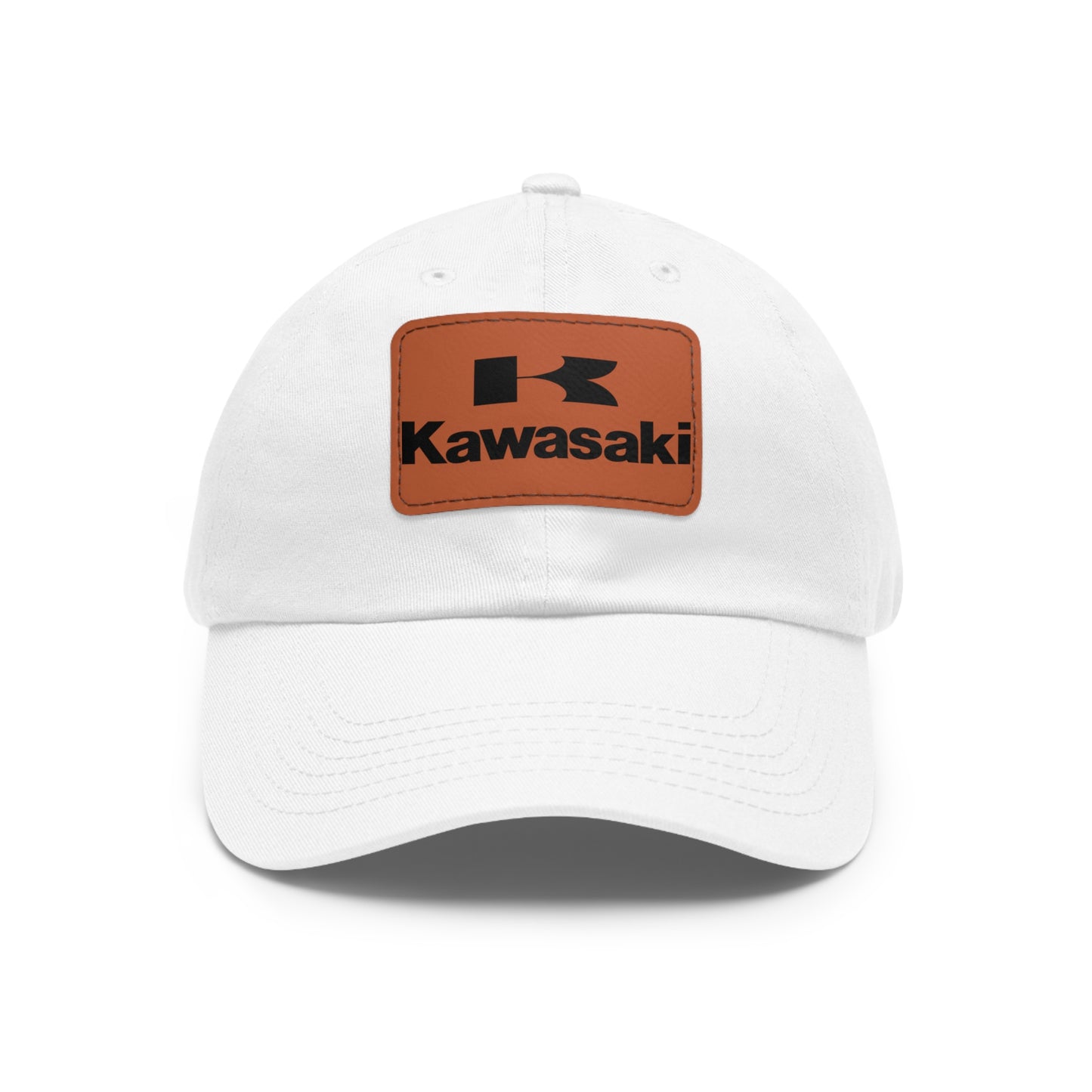 Dad Leather Patch Hat Kawasaki Auto – Timeless Style, Perfect Fit