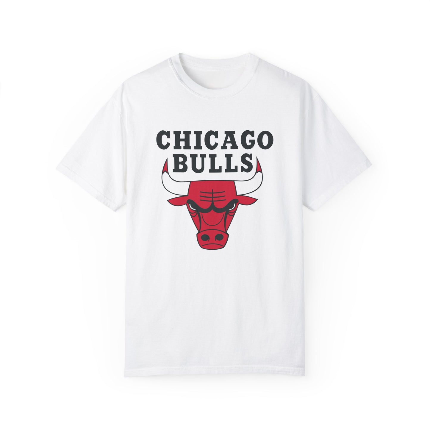 Chicago Bulls NBA Garment-Dyed T-Shirt – Premium Cotton Tee for Customization