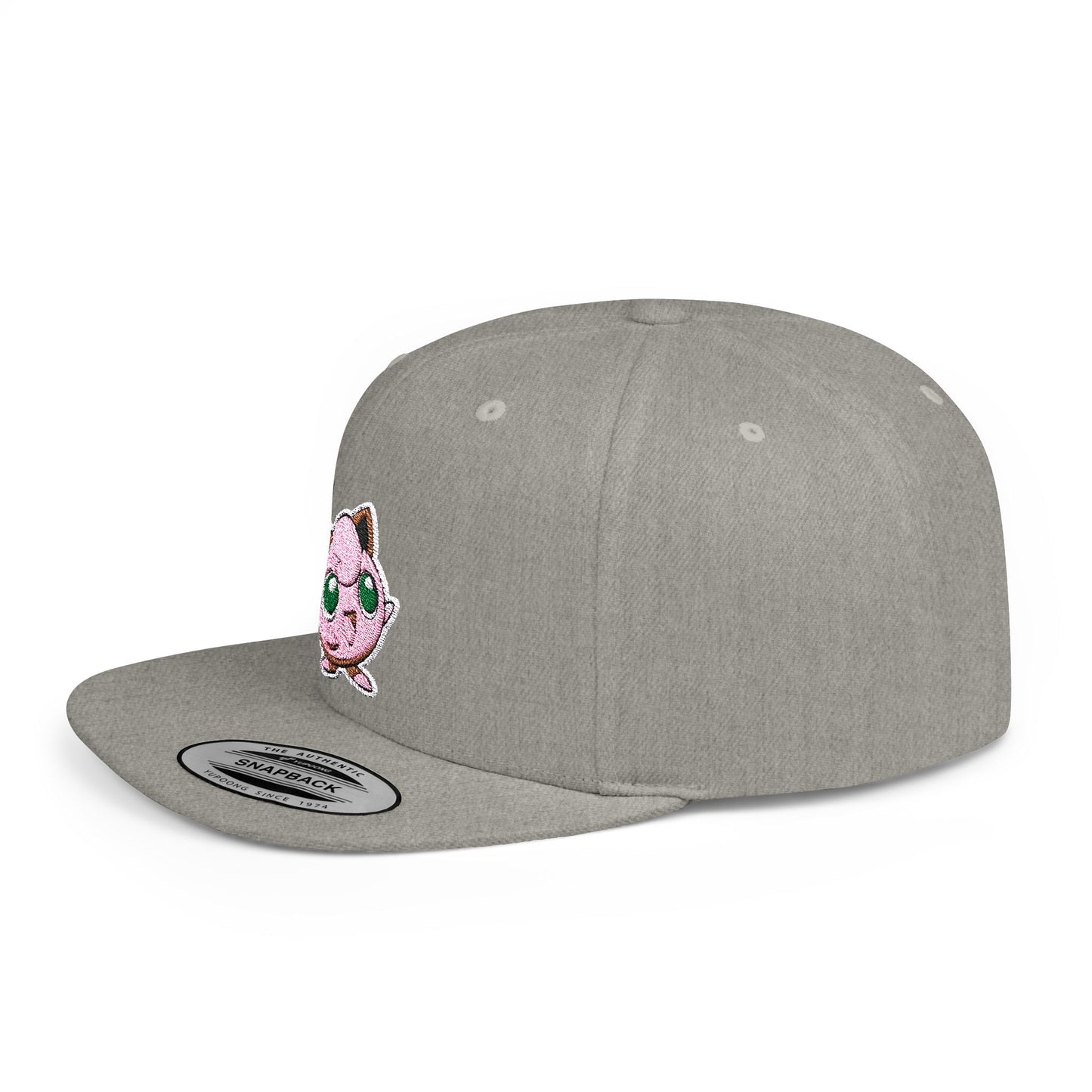 Jigglypuff Pokemon Flat Bill Snapback – Lightweight, Custom Fit, Premium Quality