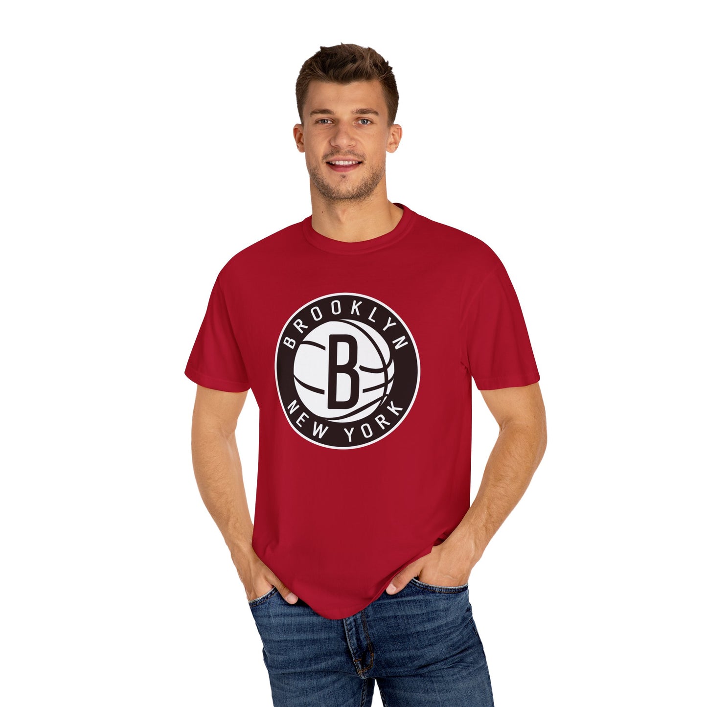 Brooklyn Nets Game Day Gear Garment-Dyed T-Shirt – Premium Cotton Tee for Customization