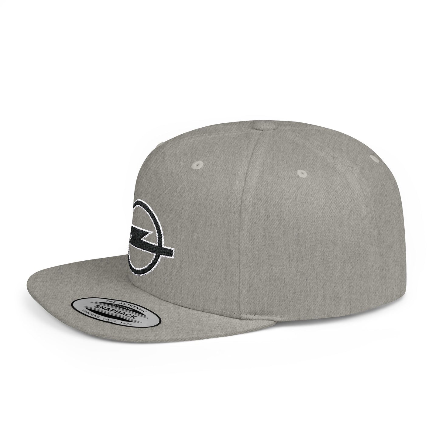 Opel Flat Bill Snapback – Lightweight, Custom Fit, Premium Quality