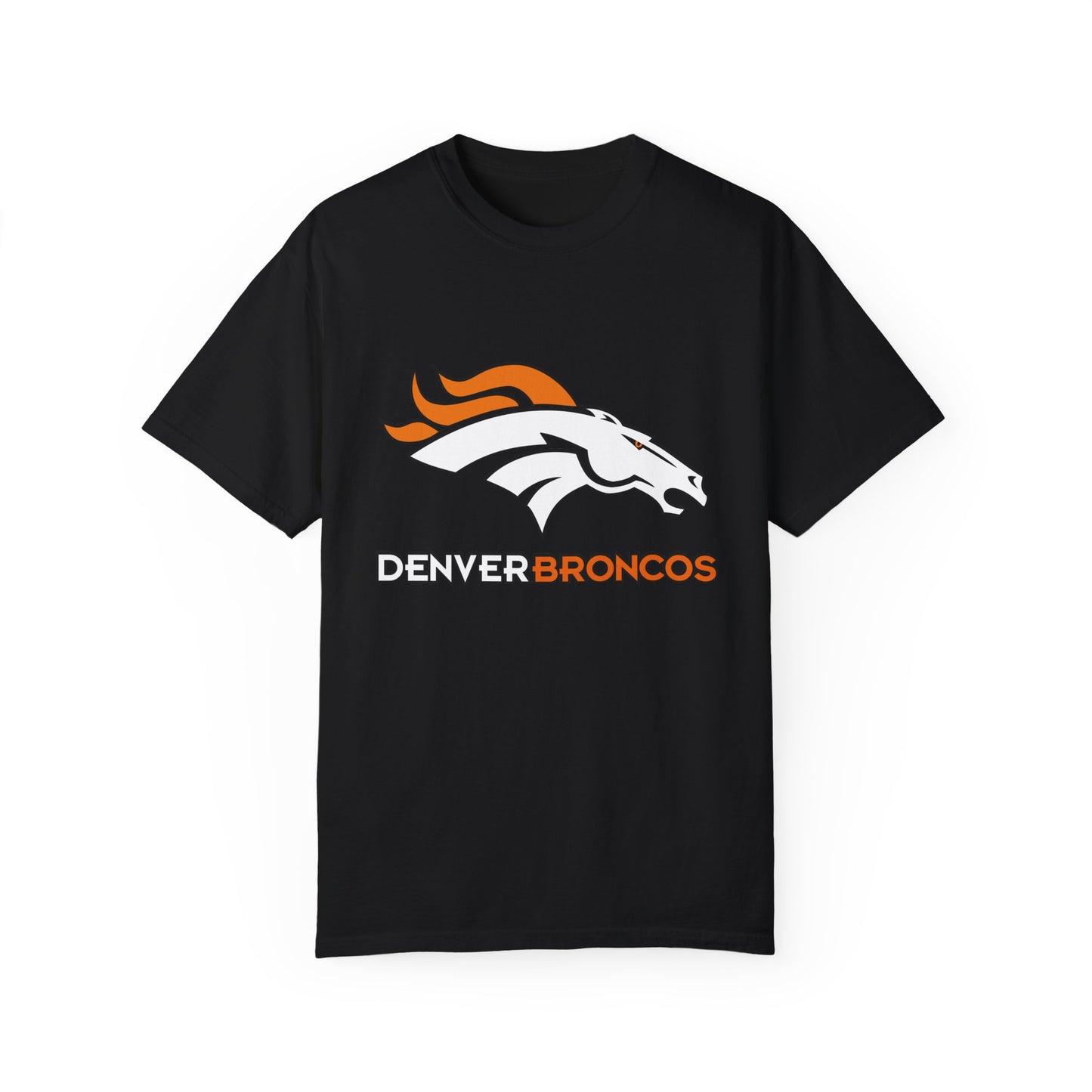 Denver Broncos Gear Garment-Dyed T-Shirt – Premium Cotton Tee for Customization