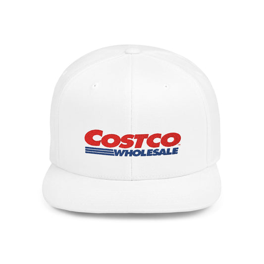 Costco Flat Bill Snapback – Lightweight, Custom Fit, Premium Quality