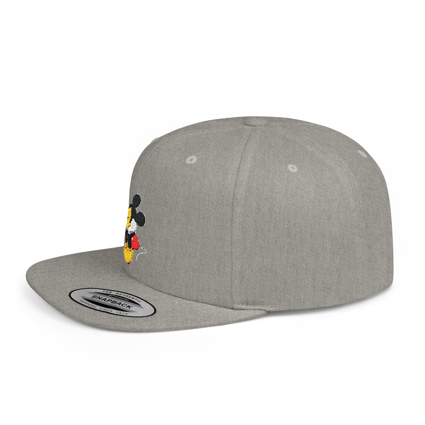 Mickey Mouse Sad Disney Flat Bill Snapback – Lightweight, Custom Fit, Premium Quality