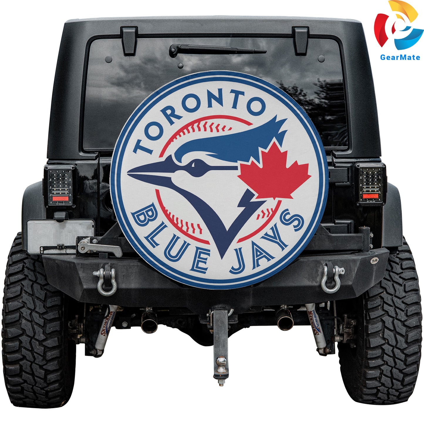 Toronto Blue Jays MLB Spare Tire Cover – Premium Waterproof UV-Resistant Protector