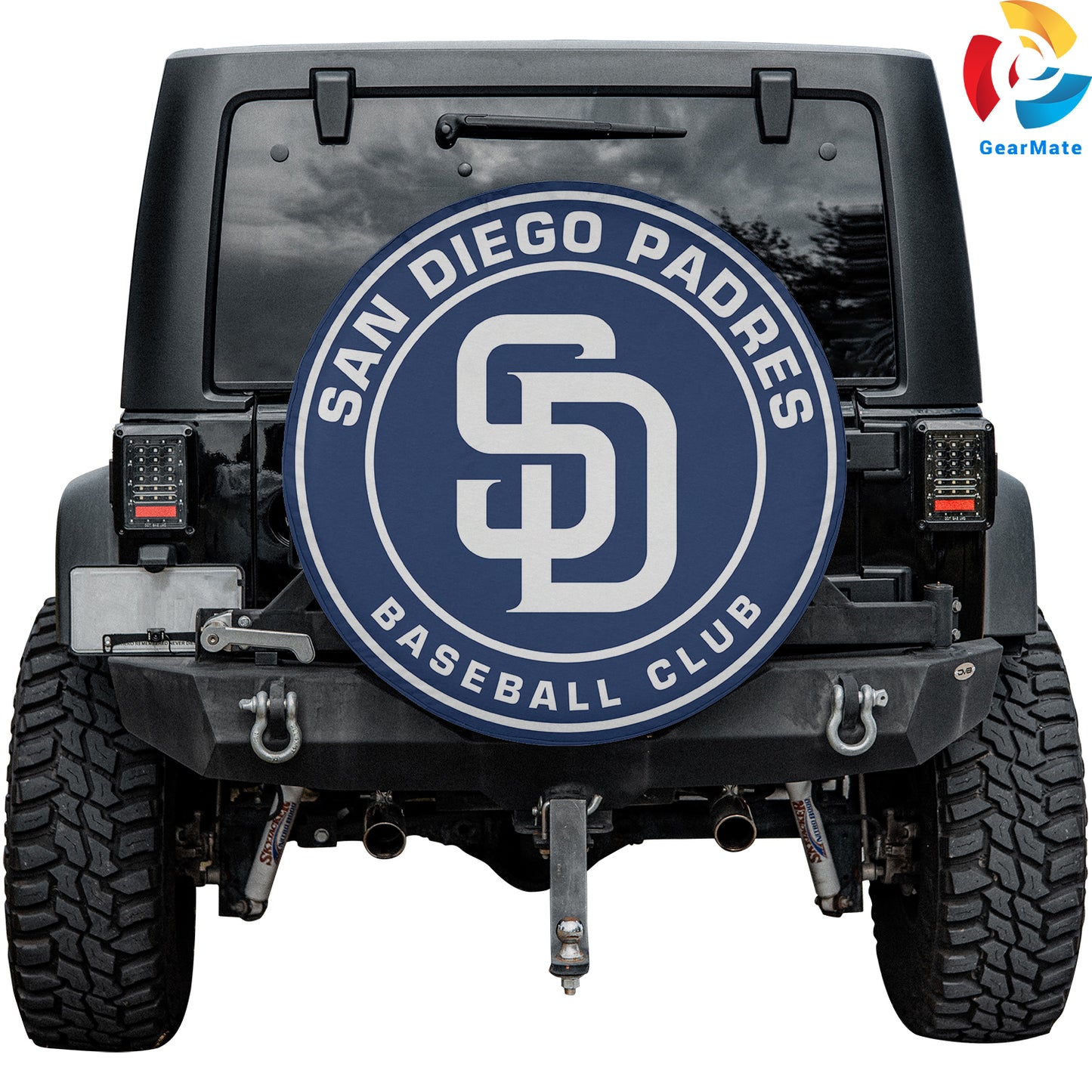 San Diego Padres MLB Spare Tire Cover – Premium Waterproof UV-Resistant Protector