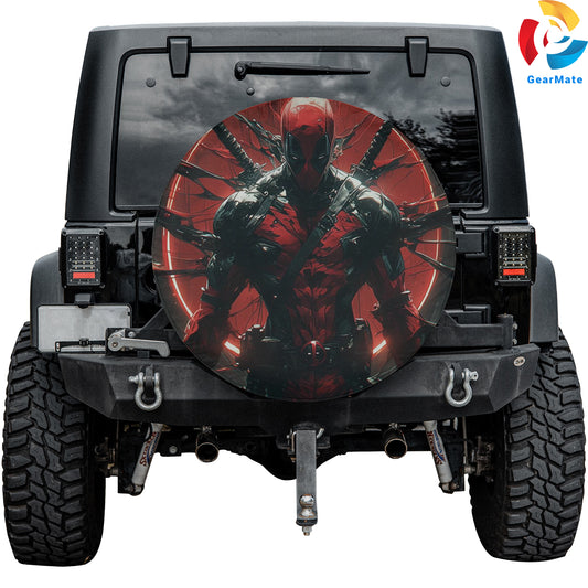 Deadpool Spare Tire Cover – Premium Waterproof UV Resistant Protector