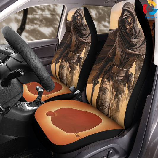 Dune Part II Car Seat Covers – High Quality Graphic and Polar Fleece Protector Set