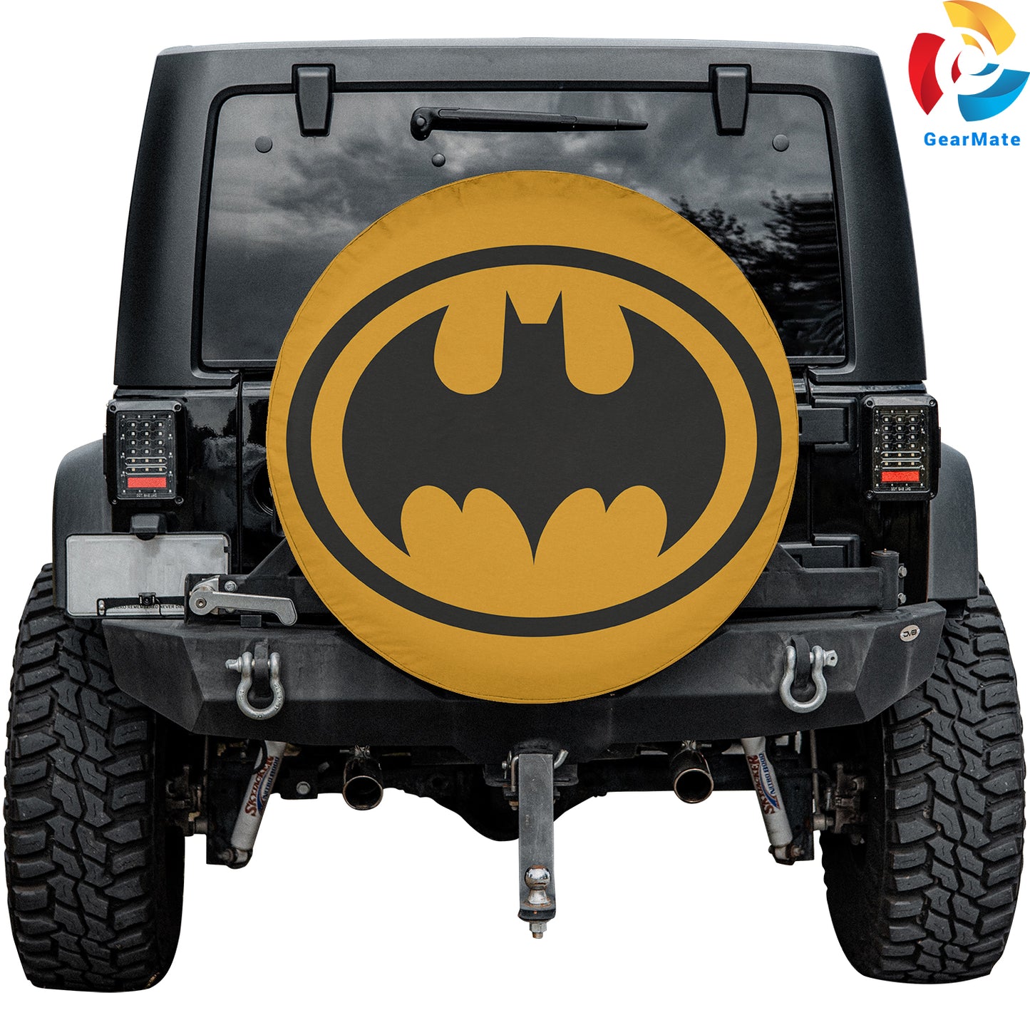 Batman Logo Spare Tire Cover – Premium Waterproof UV Resistant Protector