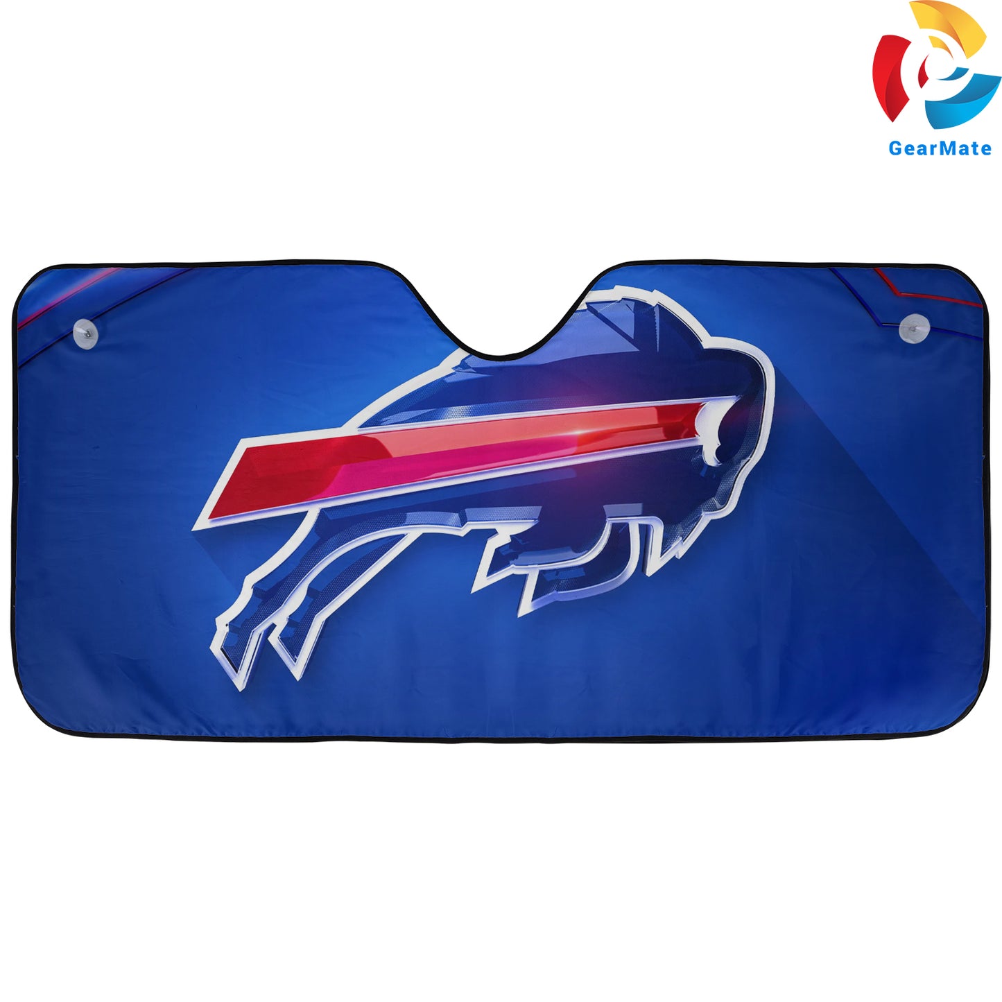 Football Team Buffalo Bills NFL Reflective Car Sunshade – Premium Heat & UV Protection, Universal Fit