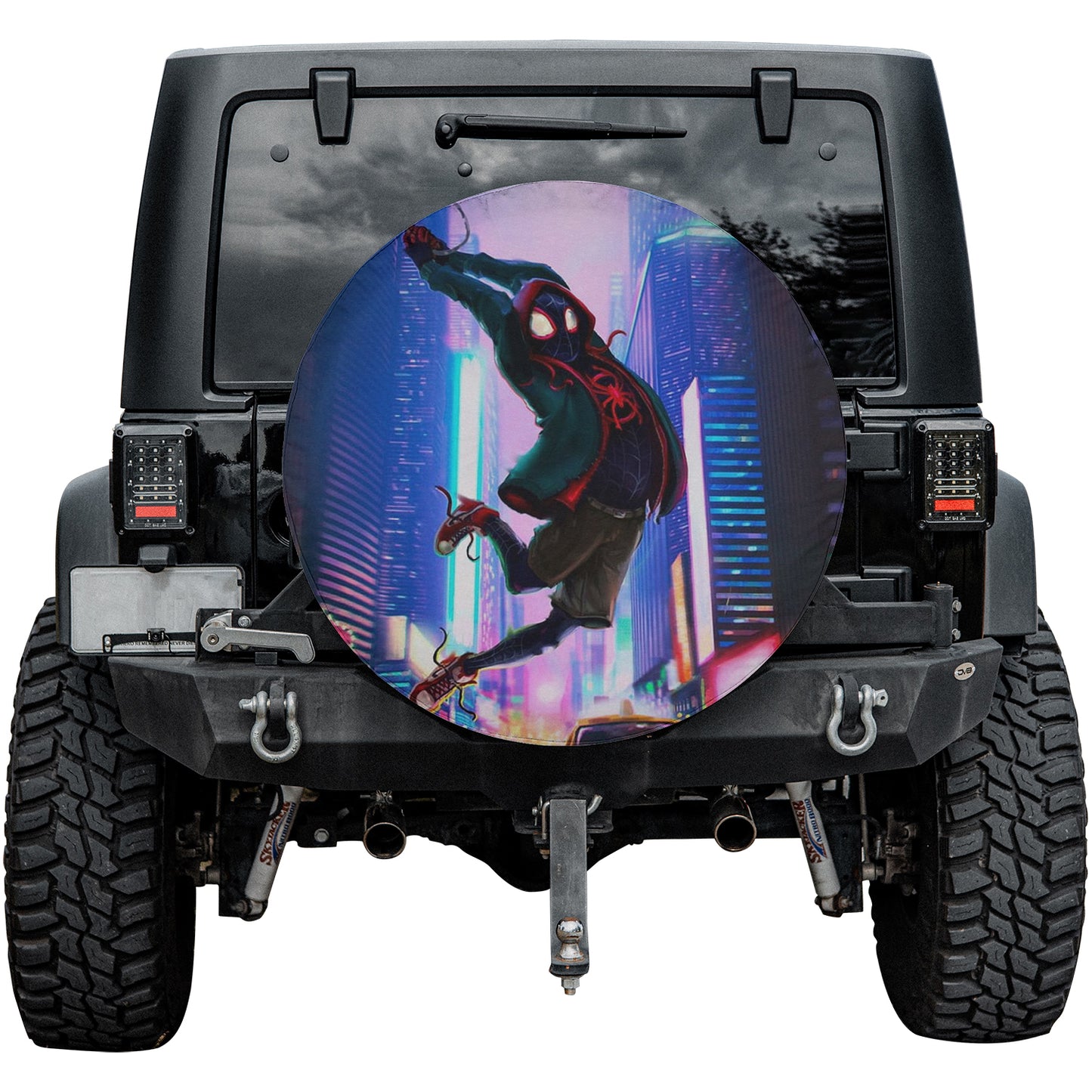 Miles Morales Be Greater Spare Tire Cover – Premium Waterproof UV Resistant Protector