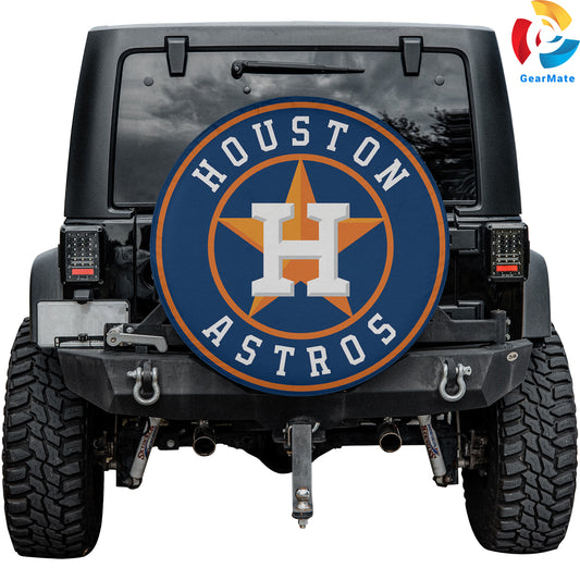 Houston Astros MLB Spare Tire Cover – Premium Waterproof UV-Resistant Protector