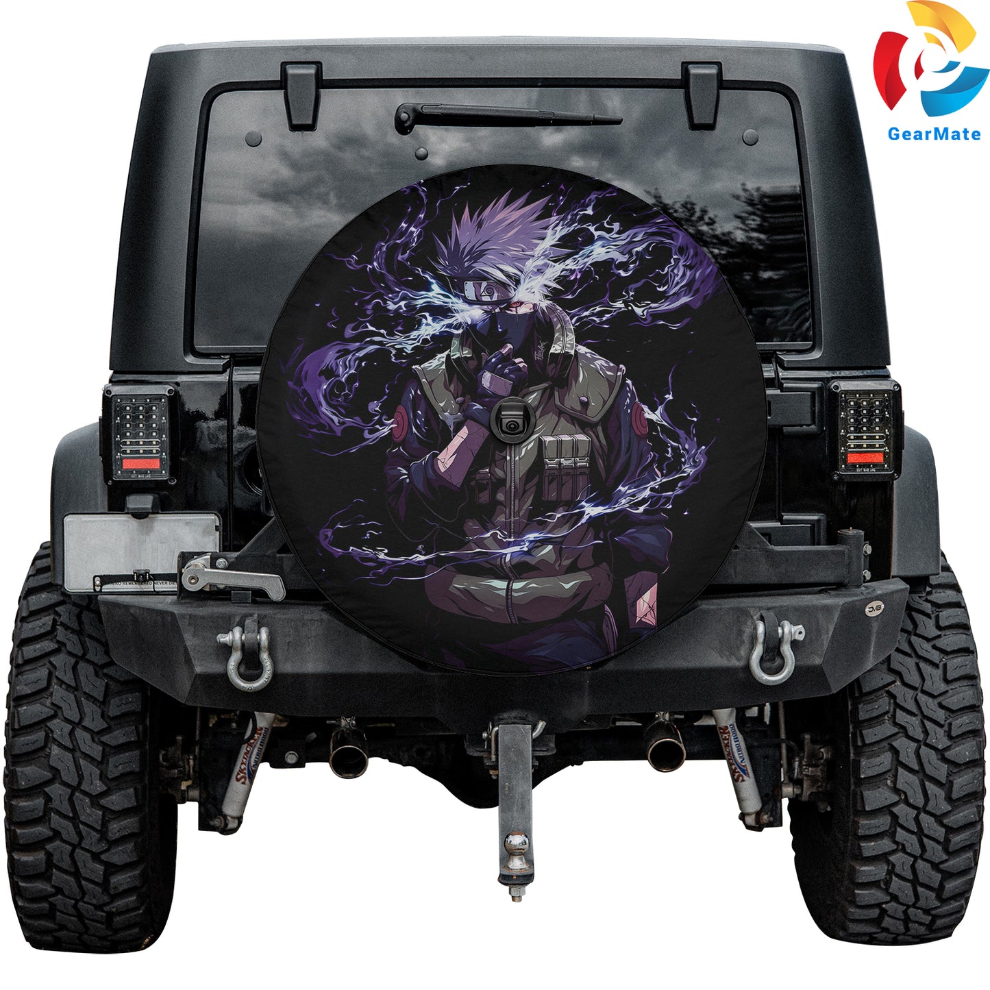 Kakashi Hatake Spare Tire Cover – Premium Waterproof UV Resistant Protector
