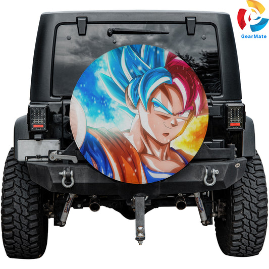 Dragon Ball Goku Merch Spare Tire Cover – Premium Waterproof UV-Resistant Protector