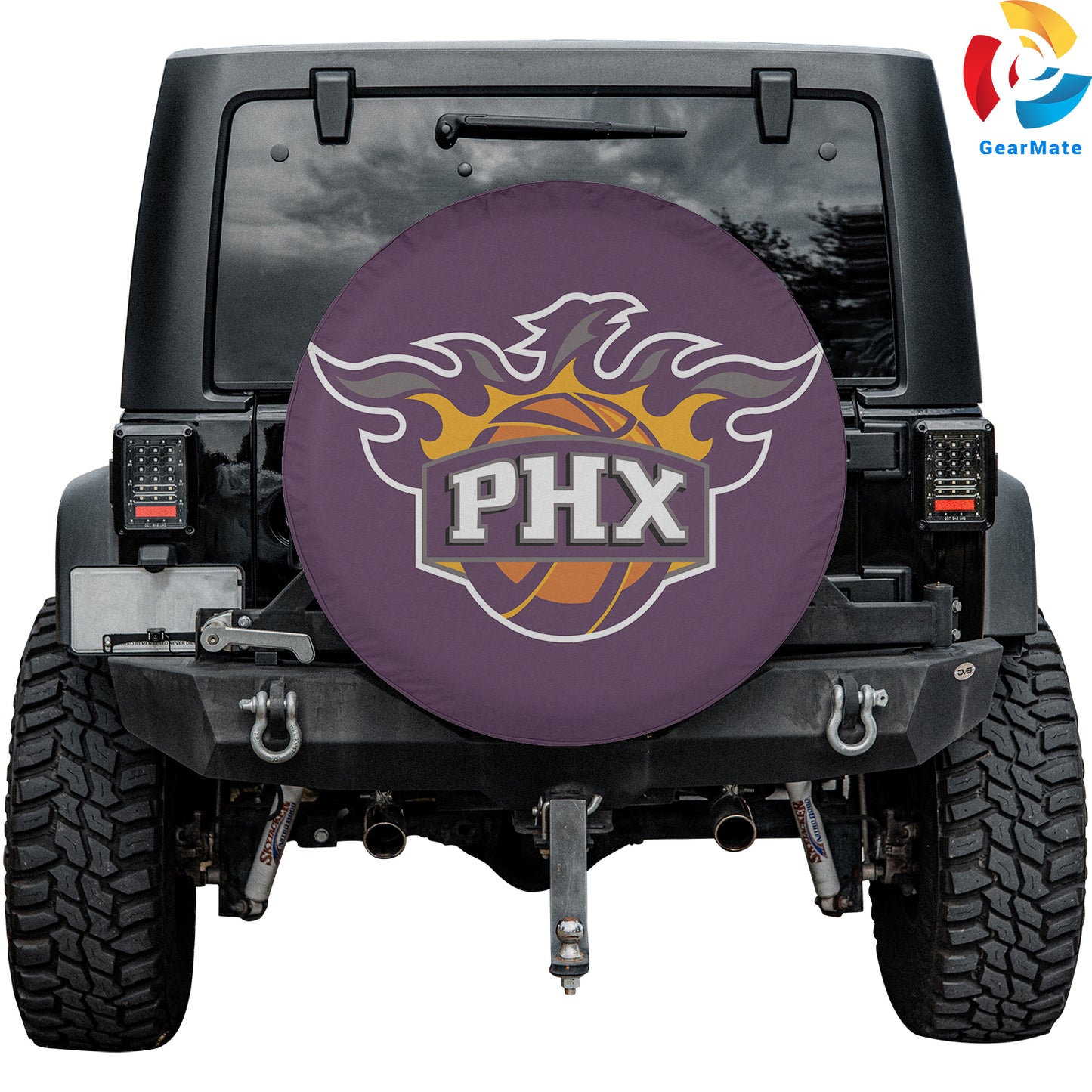 Phoenix Suns Nation Spare Tire Cover – Premium Waterproof UV-Resistant Protector