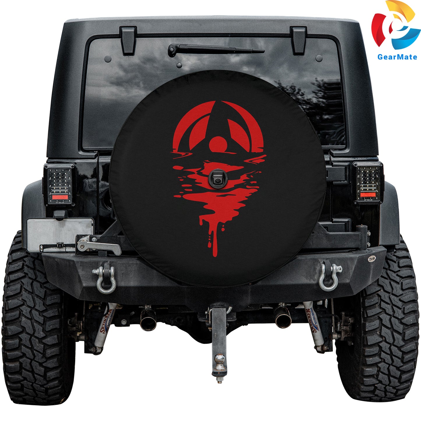 Mangekyō Sharingan Anime Spare Tire Cover – Premium Waterproof UV Resistant Protector