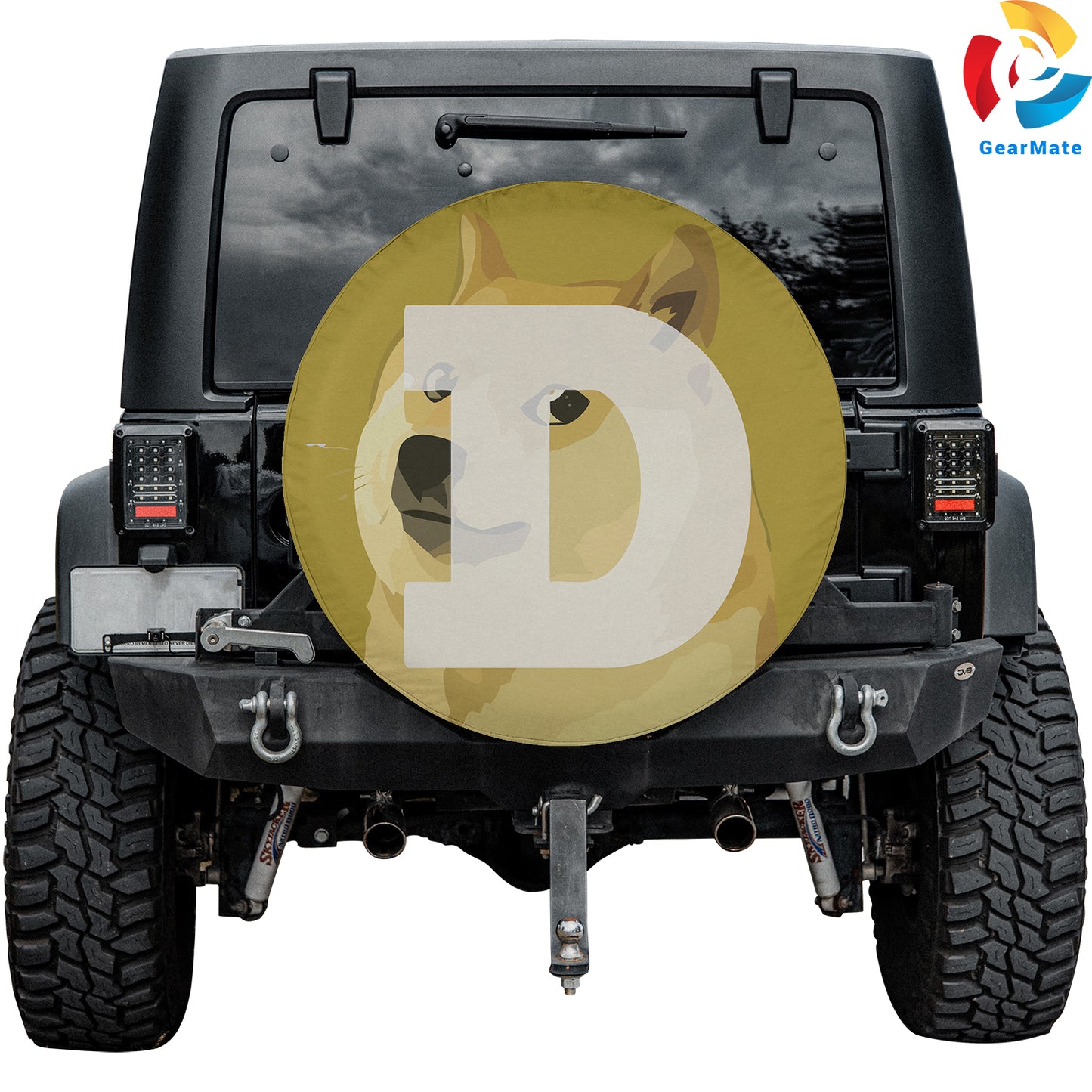 Dogecoin Spare Tire Cover – Premium Waterproof UV Resistant Protector