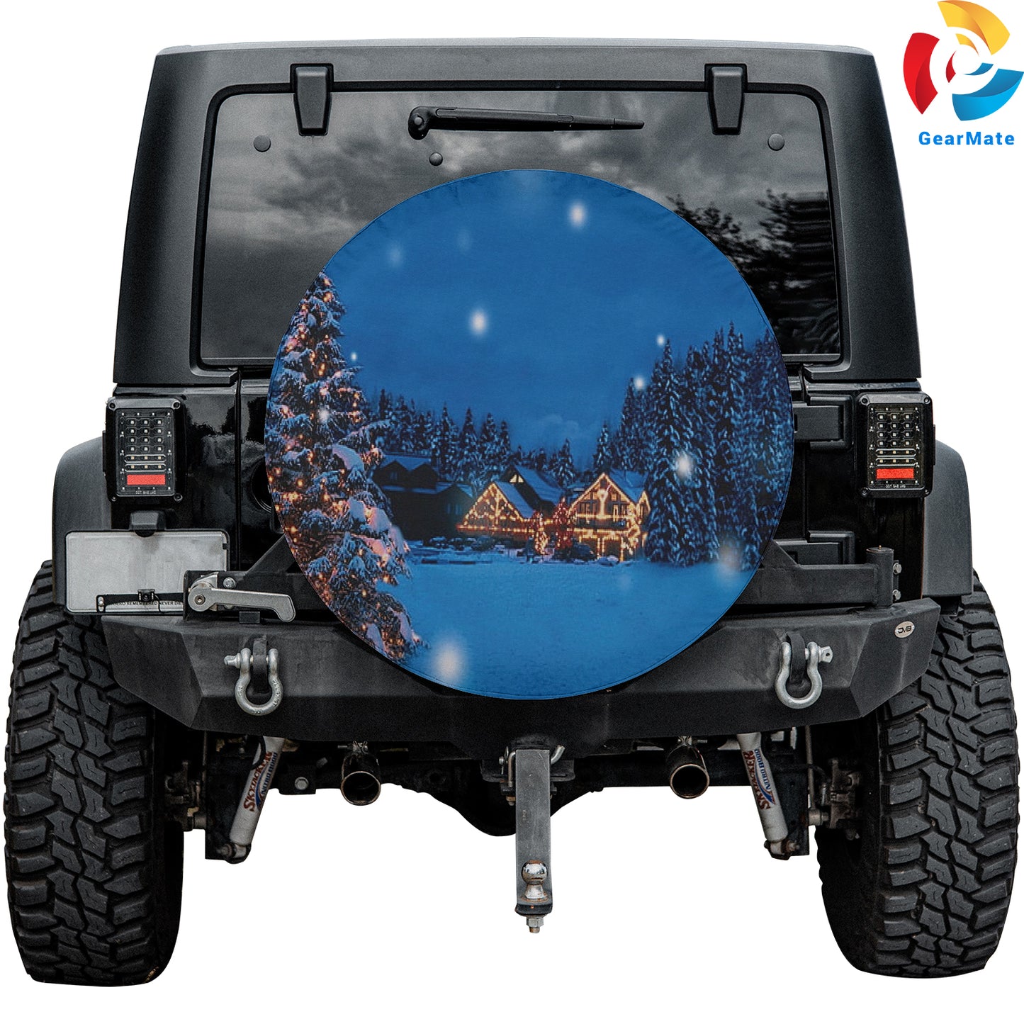 Merry Christmas 2024 Holiday Season Spare Tire Cover – Premium Waterproof UV Resistant Protector