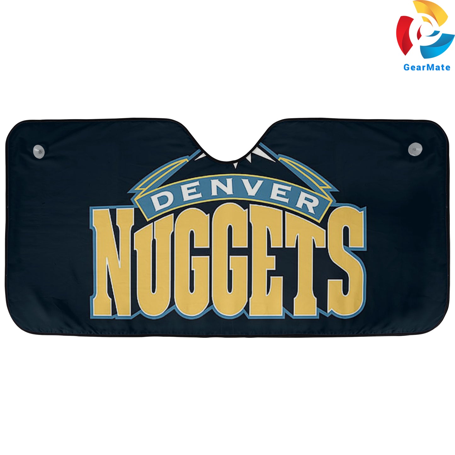 Basketball Denver Nuggets Team Logo Reflective Car Sunshade – Premium Heat & UV Protection, Universal Fit