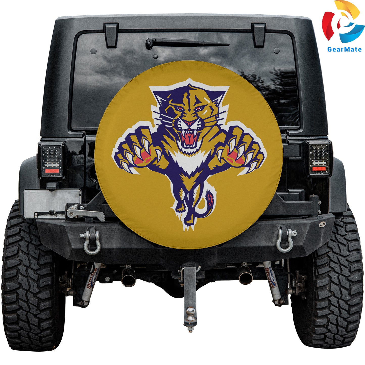 Florida Panthers Hookey Season Spare Tire Cover – Premium Waterproof UV-Resistant Protector