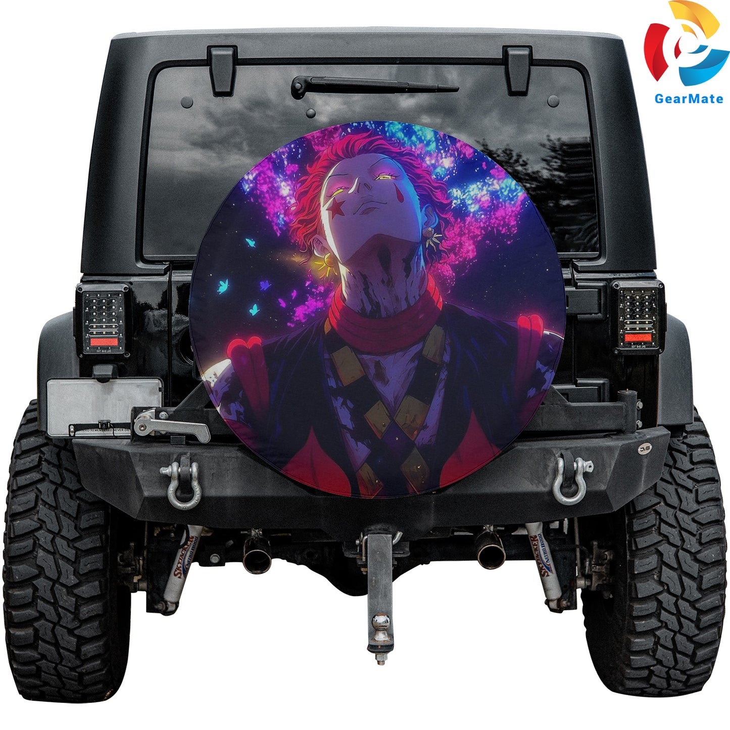 Hunter x Hunter Hisoka Anime Fans Spare Tire Cover – Premium Waterproof UV-Resistant Protector